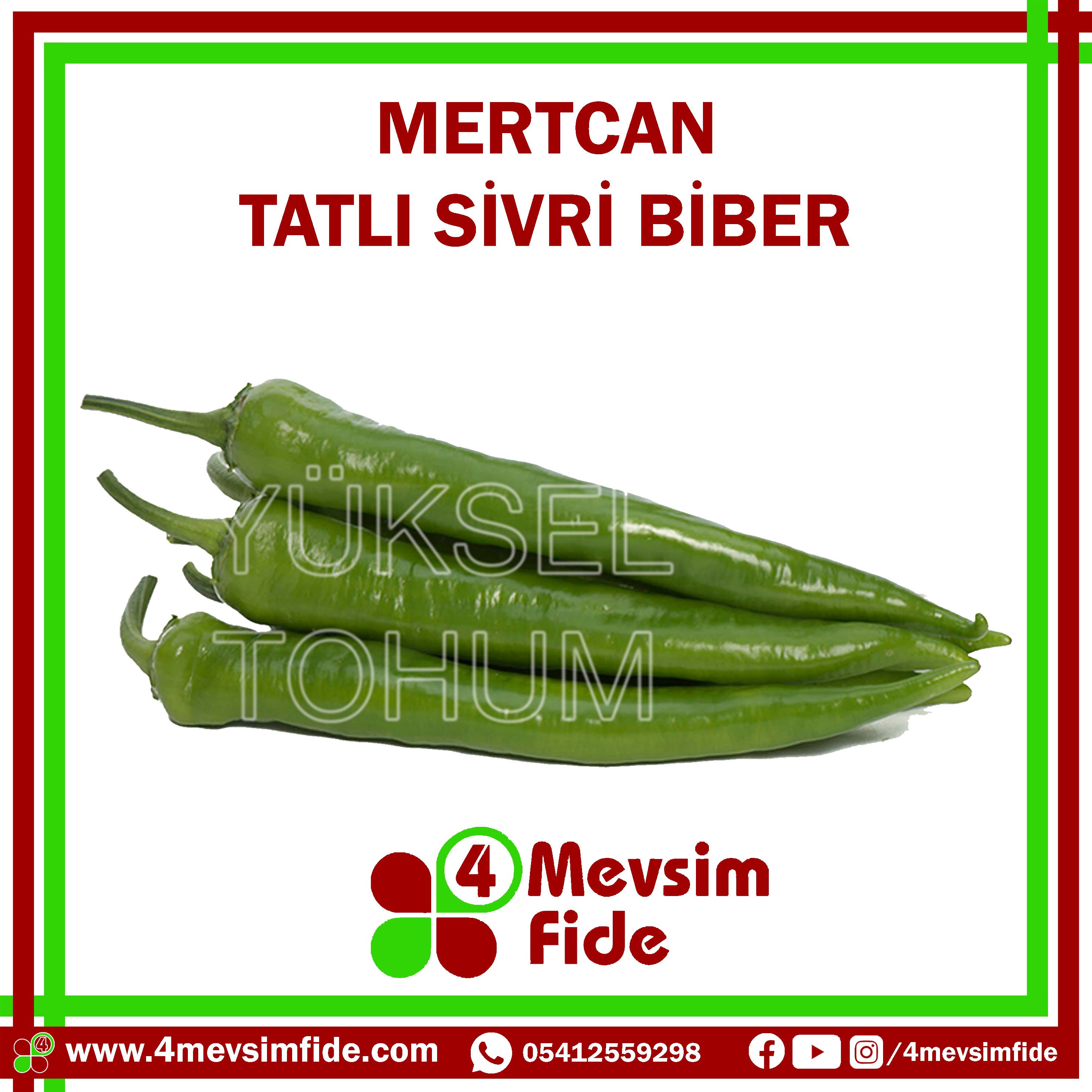 Mertcan F1 Tatlı Sivri Biber